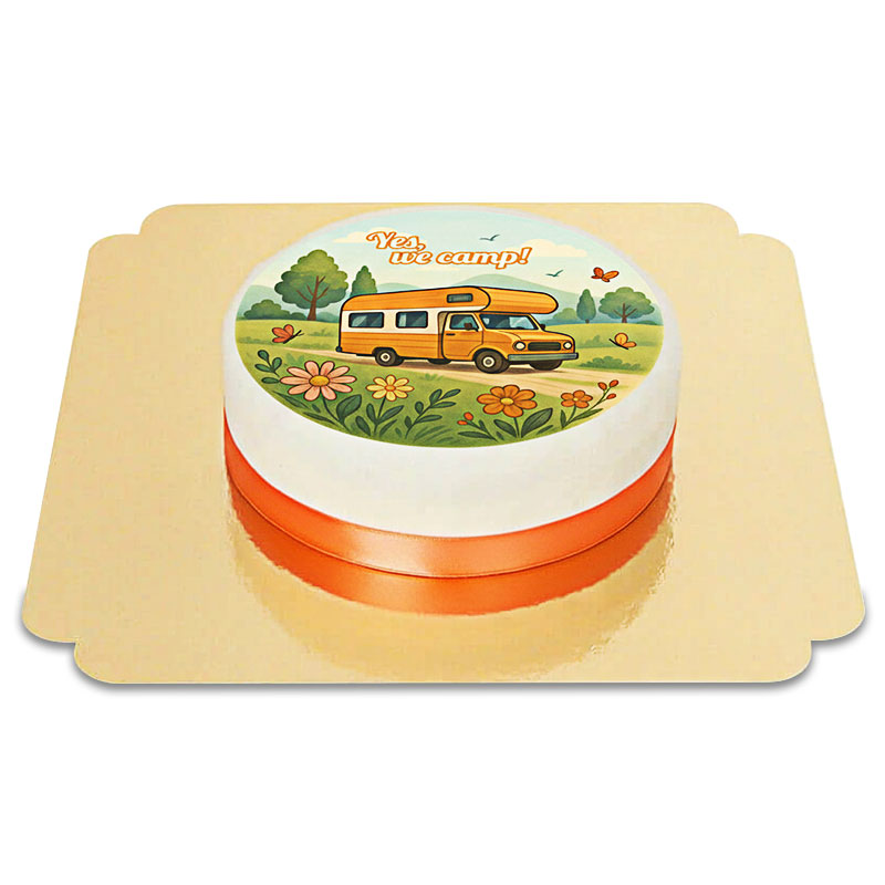 Retro Wohnmobil-Torte