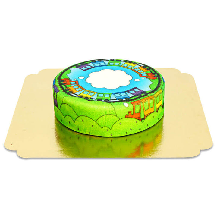 Gâteau train pour enfants