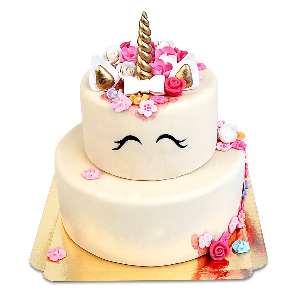 Gâteau Deluxe Licorne à deux étages