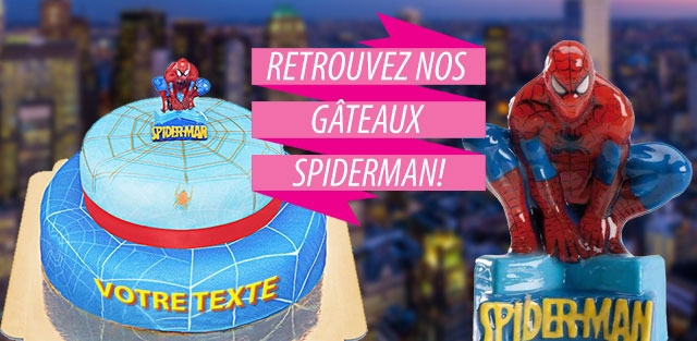 Spiderman Sur Gateaux Votregateau Fr