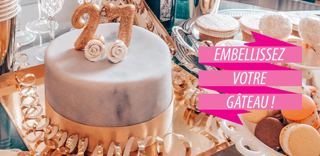 Pâte à sucre et accessoires : décorez vos gâteaux et pâtisserie