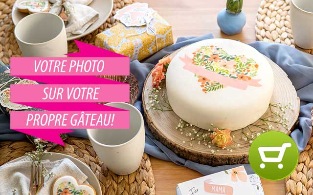 Gâteau photo