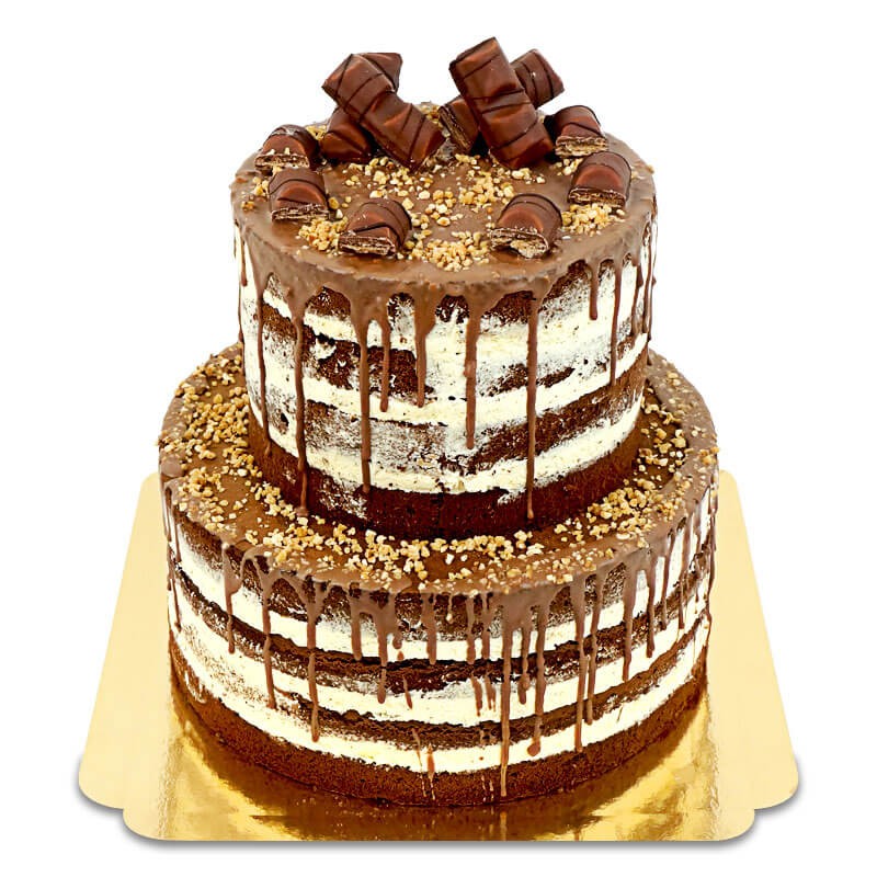 Gâteau avec barres Kinder Bueno® à 2 étages votreGateau.fr