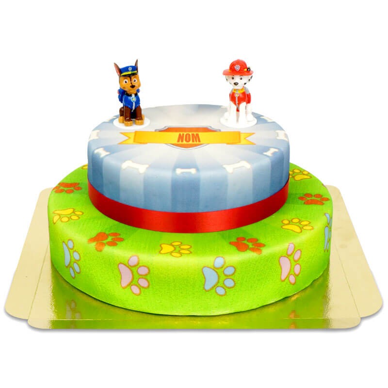 Mini-décors de gâteaux comestibles Paw Patrol, 20 pièces, pour anniversaire