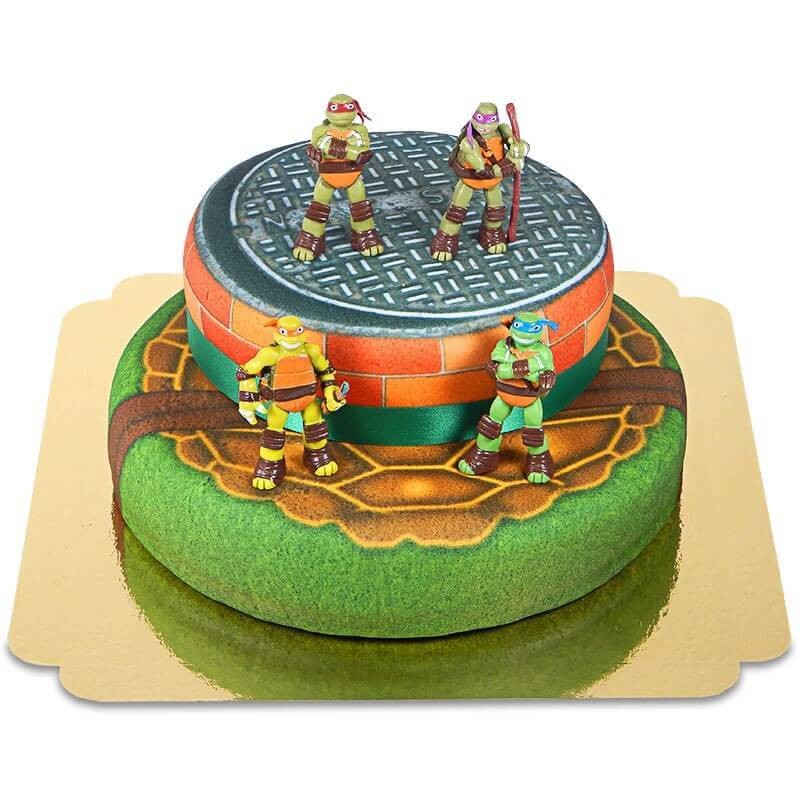 gâteau d'anniversaire: tortue ninja (Blog Zôdio)
