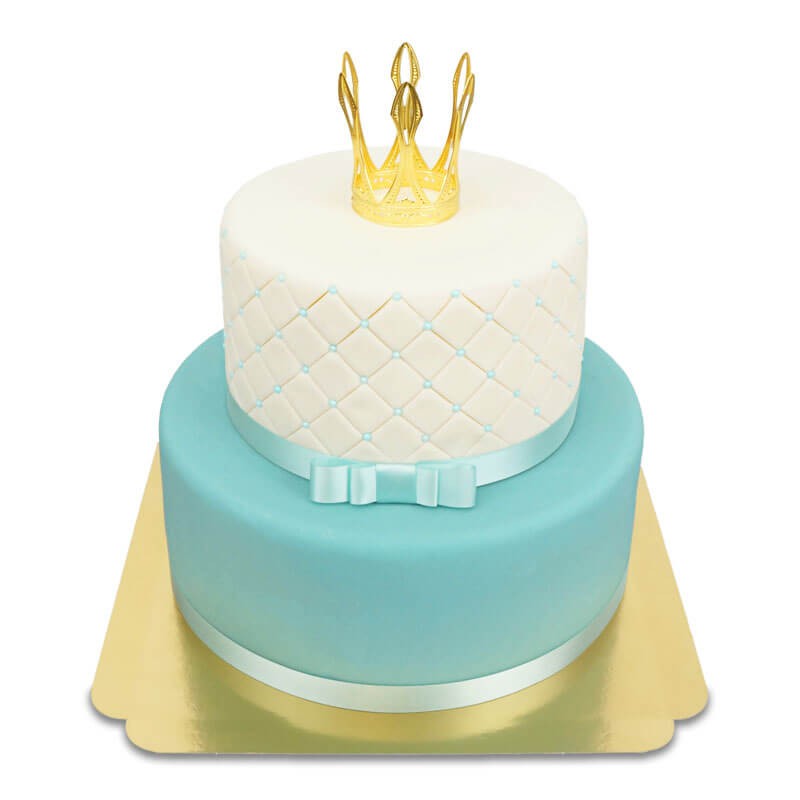 Décoration de gâteau élégante pour enfants, couronne ou princesse