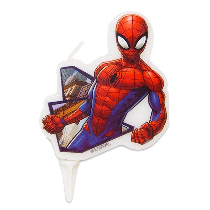 Bougie anniversaire Spiderman™ 7,5 cm : Deguise-toi, achat de Decoration /  Animation
