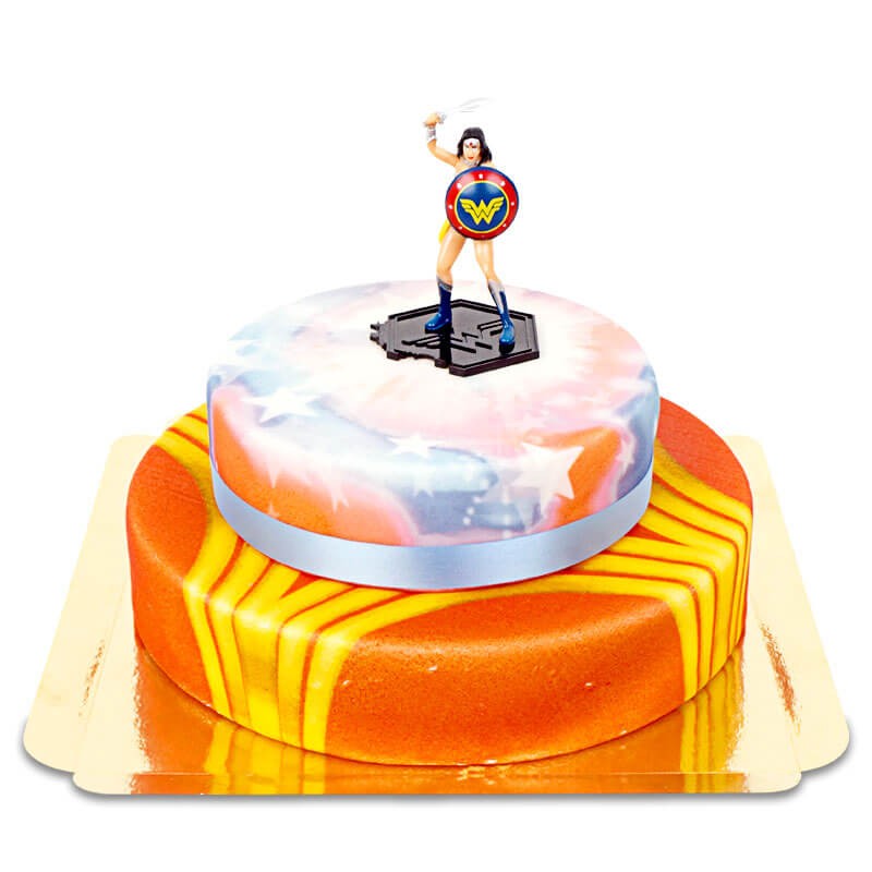 Gâteau anniversaire Avengers : bougie + chiffres + figurine