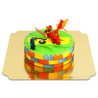 Lego® Ninjago sur son gâteau ninja