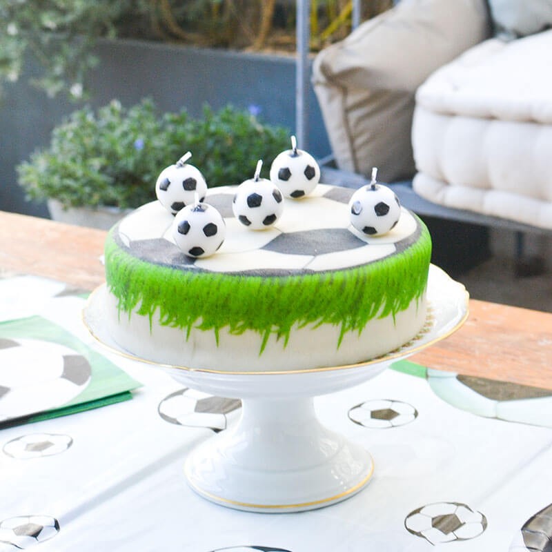 Décoration de gâteau de football pour garçons, ballon de football