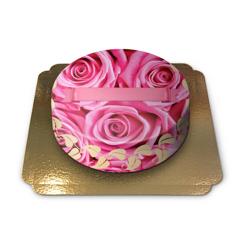 Rose cake en pâte à sucre - Saint-Valentin : 10 rose cake de rêve