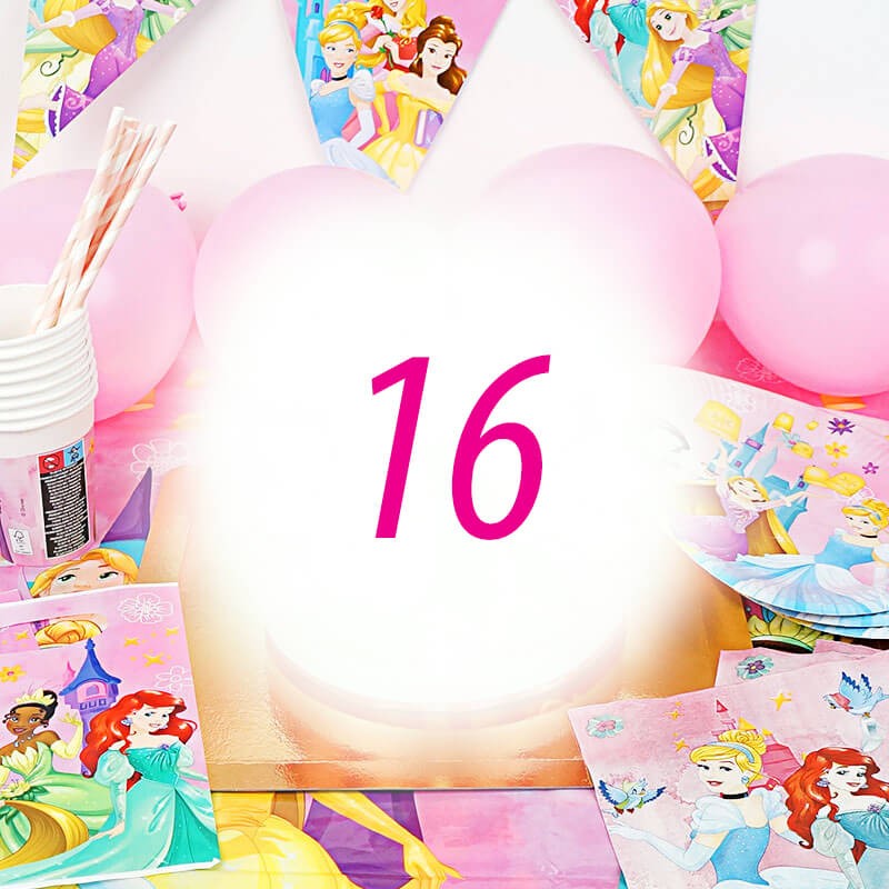 10 Sacs bonbon anniversaire princesses - Decoration anniversaire