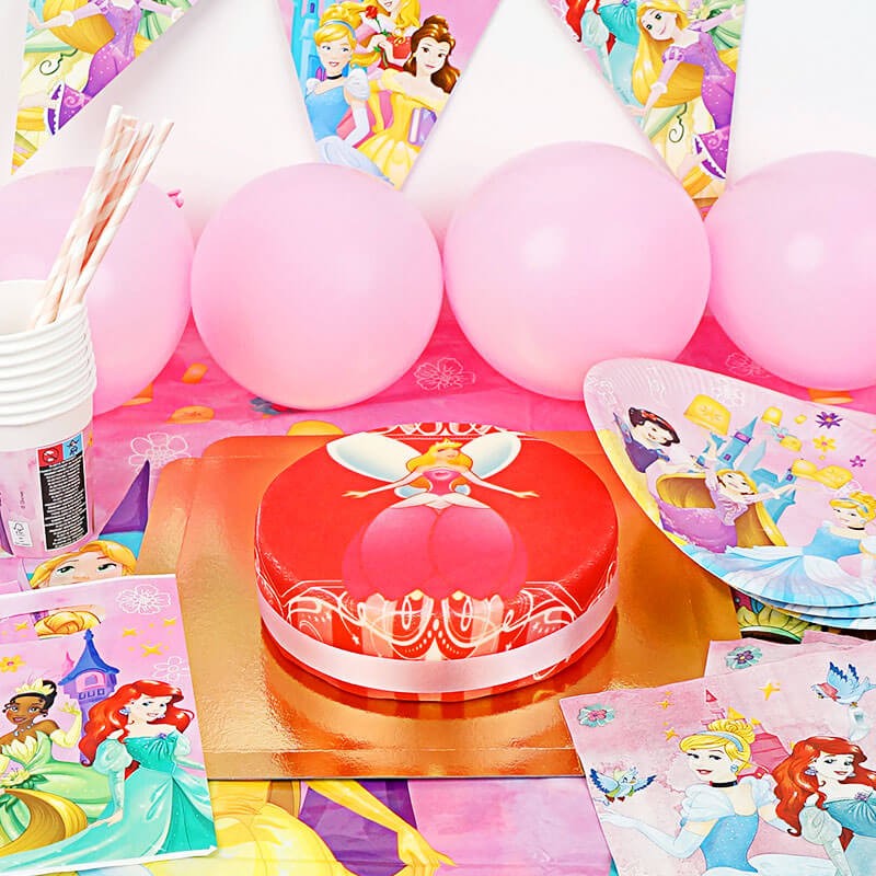 Ballons princesse Disney fête d'anniversaire 8 pièces décorations