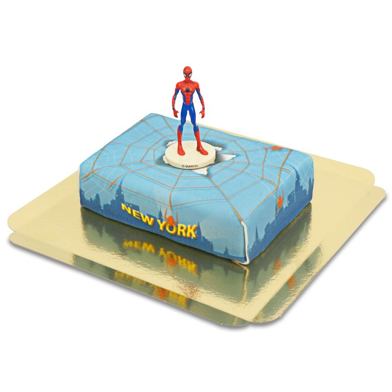 Gâteau Spiderman sur toile d'araignée 🍰