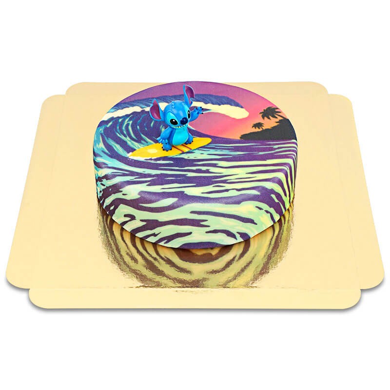 Stitch® auf Surfer-Torte